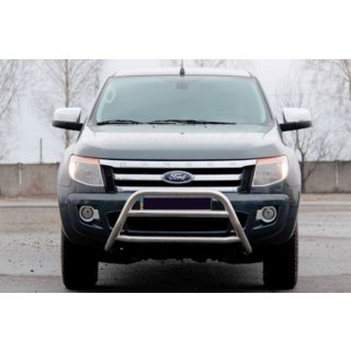 Protezione Anteriore WT022 (Acciaio Inox) Ford Ranger 2011–2022 foto 1