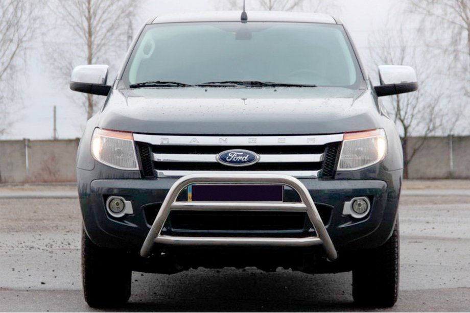 Ford Ranger 2011–2022 Protezione Anteriore WT022 (Acciaio Inox) Image
