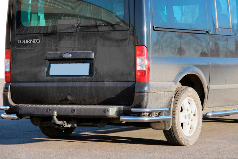 Ford Transit 2000–2014 Angolari Posteriori AK003-Double (Acciaio Inox) Image