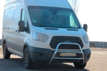 Ford Transit 2014- Protezione Anteriore WT022 (Acciaio Inox) foto 3