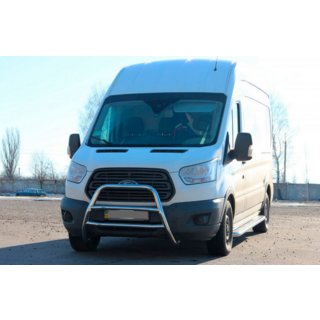 Protezione Anteriore WT022 (Acciaio Inox) Ford Transit 2014- foto 2