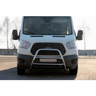 Protezione Anteriore WT022 (Acciaio Inox) Ford Transit 2014- foto 1