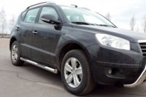 Geely Emgrand X7 2011- Barre Laterali (2 pz, Acciaio Inox) foto 4