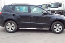 Geely Emgrand X7 2011- Barre Laterali (2 pz, Acciaio Inox) foto 2