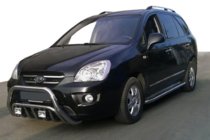 Kia Carens 1999-2012 Parabullbar WT002 (Acciaio Inox) foto 1