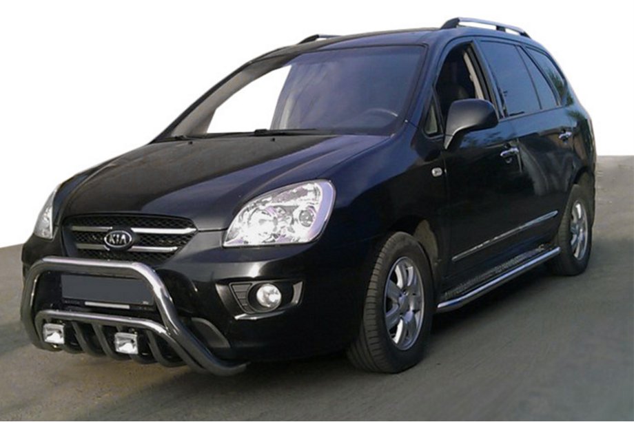 Kia Carens 1999-2012 Parabullbar WT002 (Acciaio Inox) Image