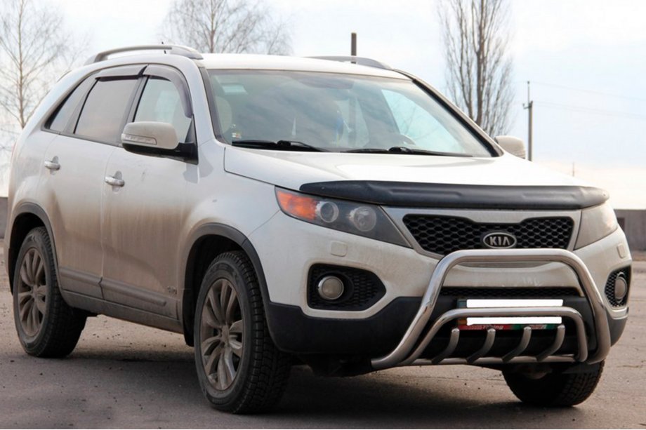 Kia Sorento II XM 2009-2014 Parabullbar WT002/2 (Acciaio Inox) Foto 3