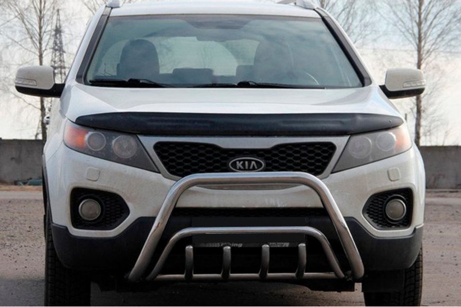 Kia Sorento II XM 2009-2014 Parabullbar WT002/2 (Acciaio Inox) Foto 2