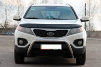 Kia Sorento II XM 2009-2014 Protezione Anteriore WT007 (Acciaio Inox) foto 2