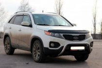Kia Sorento II XM 2009-2014 Protezione Anteriore WT007 (Acciaio Inox) foto 3