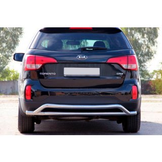 Barra posteriore AK007-2 (acciaio inox) Kia Sorento II XM 2009-2014 foto 1