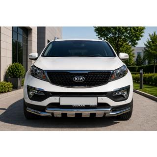Protezione Anteriore ST009-15 (2013-2015, Acciaio Inox) Kia Sorento II XM 2009-2014