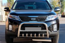 Kia Sorento II XM 2009-2014 Parabulloni WT021 (Acciaio Inox) foto 1