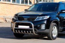 Kia Sorento II XM 2009-2014 Parabulloni WT021 (Acciaio Inox) foto 2