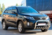 Kia Sorento II XM 2009-2014 Parabulloni WT021 (Acciaio Inox) foto 3