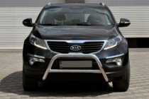 Kia Sportage 2010-2015 Protezione Anteriore WT006 (Acciaio Inox) foto 1
