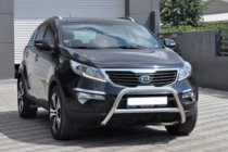 Kia Sportage 2010-2015 Protezione Anteriore WT006 (Acciaio Inox) foto 2