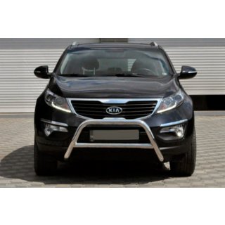 Protezione Anteriore WT006 (Acciaio Inox) Kia Sportage 2010-2015 foto 1