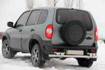 Chevrolet Niva 1998-2020 Barra Posteriore AK015 (Acciaio Inox) foto 3