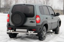 Chevrolet Niva 1998-2020 Barra Posteriore AK015 (Acciaio Inox) foto 1