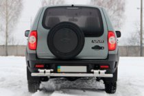 Chevrolet Niva 1998-2020 Barra Posteriore AK015 (Acciaio Inox) foto 2