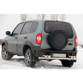 Barra Posteriore AK015 (Acciaio Inox) Chevrolet Niva 1998-2020 foto 3