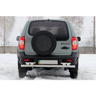 Barra Posteriore AK015 (Acciaio Inox) Chevrolet Niva 1998-2020 foto 2