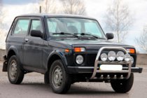 Lada Niva та Urban 1977- Protezione Anteriore QT007 (Acciaio Inox) foto 3