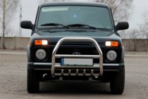 Lada Niva та Urban 1977- Protezione Anteriore QT007 (Acciaio Inox) foto 1