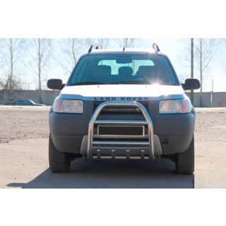 Protezione Anteriore QT007 (Acciaio Inox) Land Rover Freelander I 1997-2006 foto 1