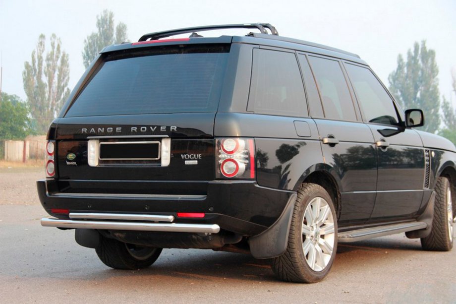 Range Rover III L322 2002-2012 Barra Posteriore AK002-Doppia (Acciaio Inox) Image