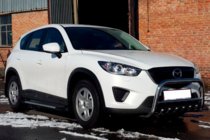 Mazda CX-5 2012-2017 Protezione Anteriore WT021 (Acciaio Inox) foto 2