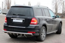 Mercedes GL class X164 2006-2012 Barra Posteriore AK-Style (Acciaio Inox) foto 1
