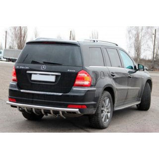 Barra Posteriore AK-Style (Acciaio Inox) Mercedes GL class X164 2006-2012 foto 1