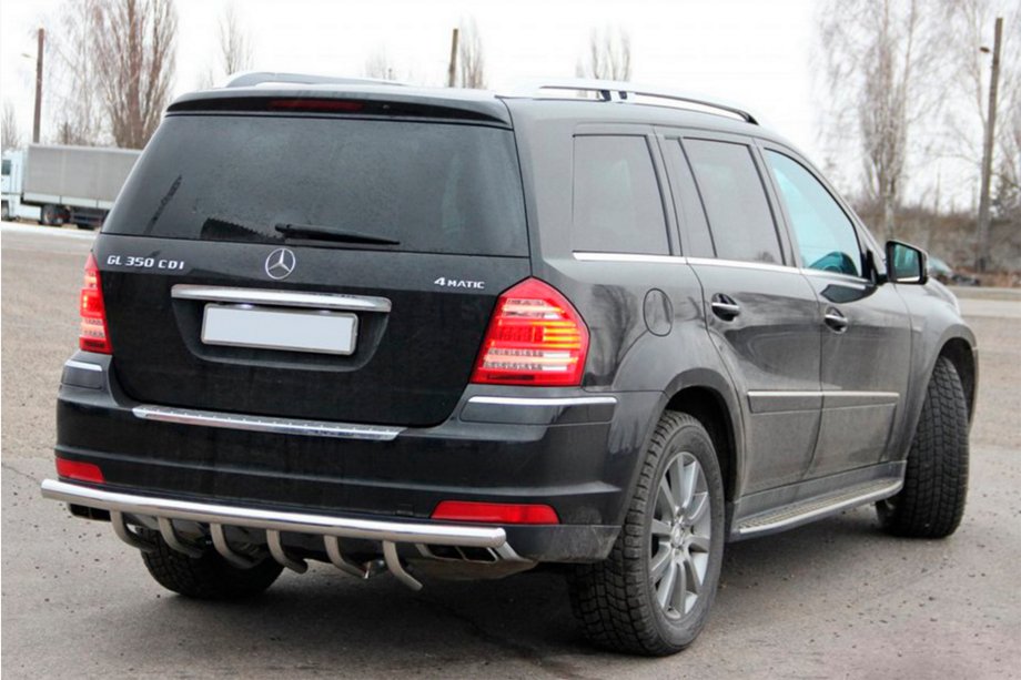 Mercedes GL class X164 2006-2012 Barra Posteriore AK-Style (Acciaio Inox) Image