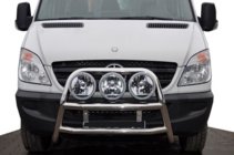 Mercedes Sprinter W906 2006–2018 Parabullbar alto WT018 (acciaio inox) foto 1