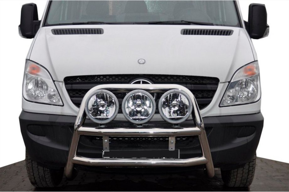 Mercedes Sprinter W906 2006–2018 Parabullbar alto WT018 (acciaio inox) Image