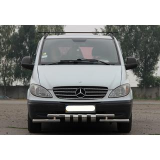 Protezione Anteriore Shark ST015 (Acciaio Inox) Mercedes Vito W639 2004-2014 foto 1