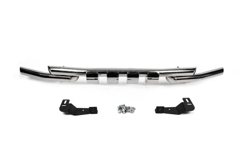 Mercedes Vito W639 2004-2014 Protezione Anteriore Shark ST015 (Acciaio Inox) Foto 3
