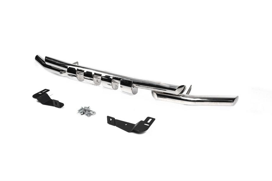 Mercedes Vito W639 2004-2014 Protezione Anteriore Shark ST015 (Acciaio Inox) Foto 2