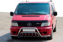Mercedes Vito W638 1996-2003 Parabull con baffi WT002 Plus (acciaio inox) foto 3