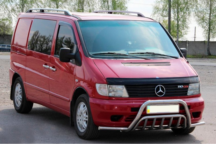 Mercedes Vito W638 1996-2003 Parabull con baffi WT002 Plus (acciaio inox) Image