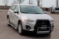 Mitsubishi ASX 2010-2023 Barre Laterali BB002 (2 pz, Acciaio Inox) foto 2