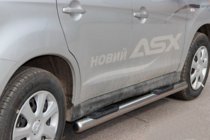 Mitsubishi ASX 2010-2023 Barre Laterali BB002 (2 pz, Acciaio Inox) foto 3