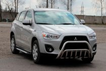 Mitsubishi ASX 2010-2023 Protezione Anteriore WT002 (Acciaio Inox) foto 1