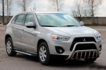 Mitsubishi ASX 2010-2023 Protezione Anteriore WT002 (Acciaio Inox) foto 3