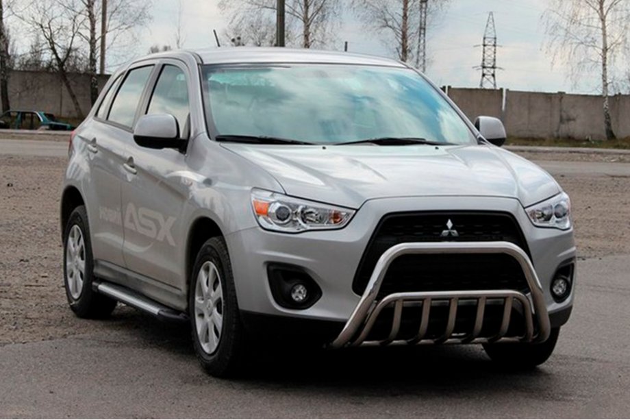 Mitsubishi ASX 2010-2023 Protezione Anteriore WT002 (Acciaio Inox) Image