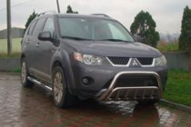 Mitsubishi Outlander 2006-2012 Protezione Anteriore WT002 (Acciaio Inox) foto 2