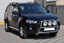 Mitsubishi Outlander 2006-2012 Bull bar WT018 (2010-2012, inox) foto 2