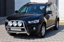 Mitsubishi Outlander 2006-2012 Bull bar WT018 (2010-2012, inox) foto 3